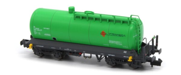 VAGON CISTERNA TRAMESA, VERDE. MFTRAIN N35018