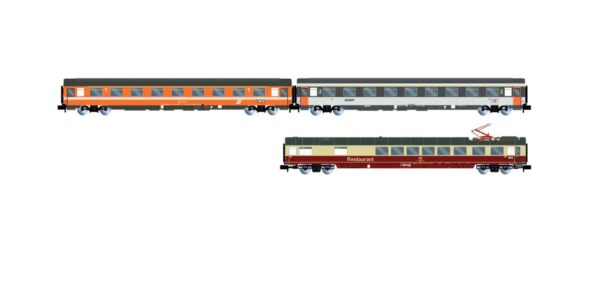 SET 3 COCHES EUROCITY, MOZZART ÖBB. ARNOLD HN4390