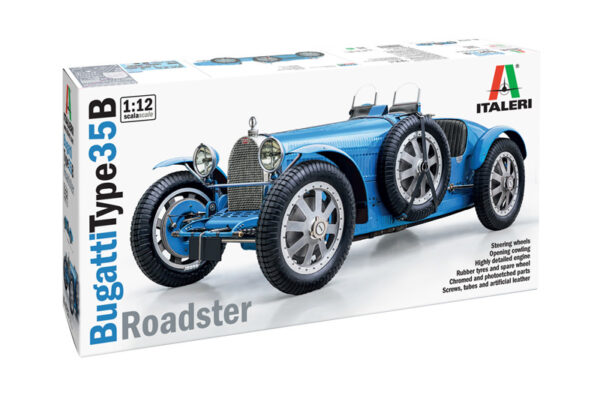 ITALERI BUGATTI TYPE 35B ROADSTER 1/12. 4713