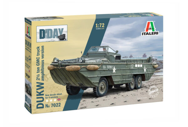 ITALERI DUKW 21/2 TON GMC TRUCK AMPHIBIOUS VERSION 1/72. 7022