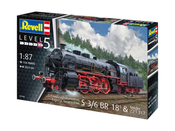 REVELL LOCOMOTORA DE VAPOR S3/6 BR 1/87. 02168