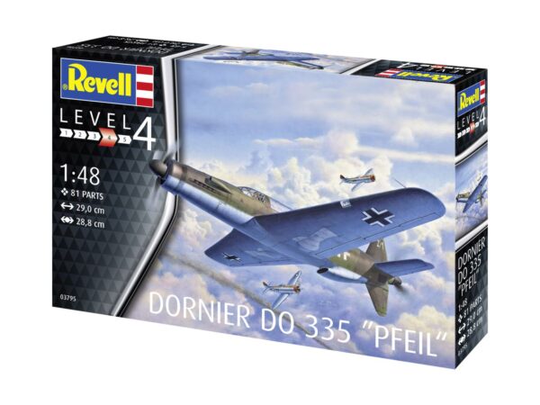 REVELL DORNIER DO 335 PFEIL 1/48. 03795