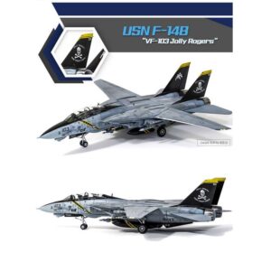 ACADEMY USN F-14B VF-103 JOLLY ROGERS 1/72. 12578