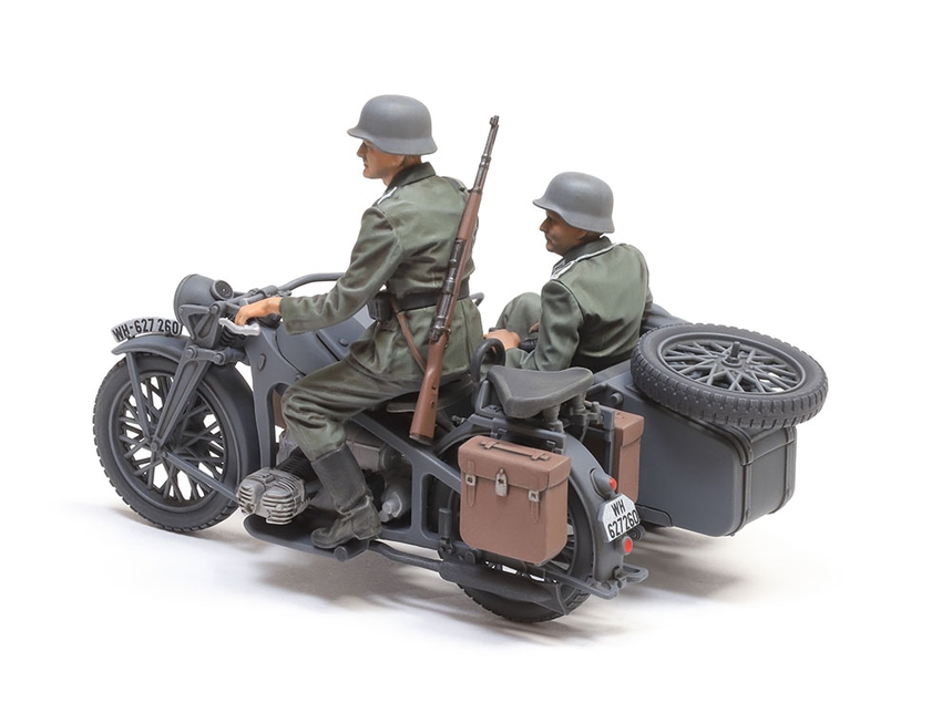 TAMIYA GERMAN KS600 MOTORCYCLE & SIDECAR 1/35. 35384 - Imagen 3