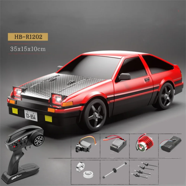 DRIFT RC 4WD 2.4Ghz RTR (TRUENO) 1/12. HB TOYS HB-R1202