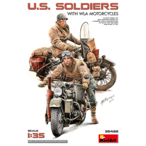 MINIART SOLDADOS U.S. CON MOTOCICLETAS 1/35. 35422