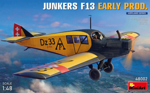 MINIART JUNKERS F13 EARLY PROD. 1/48. 48002