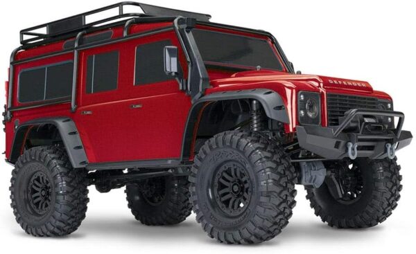 CRAWLER LAND ROVER DEFENDER TRX-4 1/10. TRAXXAS TRX82056-4-RED