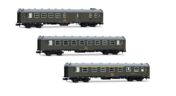 SET 3 VAGONES TIPO 5000, BBD4+BB+AAR RENFE. ARNOLD HN4477