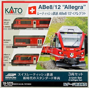 AUTOMOTOR SUIZO ABe8/12 ALLEGRA. KATO 10-1273