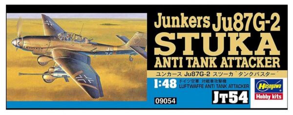 HASEGAWA JUNKERS Ju87G-2 STUKA ANTI TANK 1/48. 09054