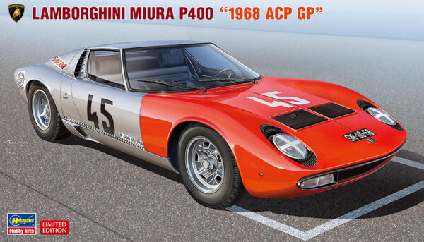 HASEGAWA LAMBORGHINI MIURA P400 1968 LIMITED EDITION 1/24. 20683