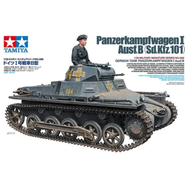 TAMIYA PANZERKAMPFWAGEN I AUSF.B 1/35. 35388