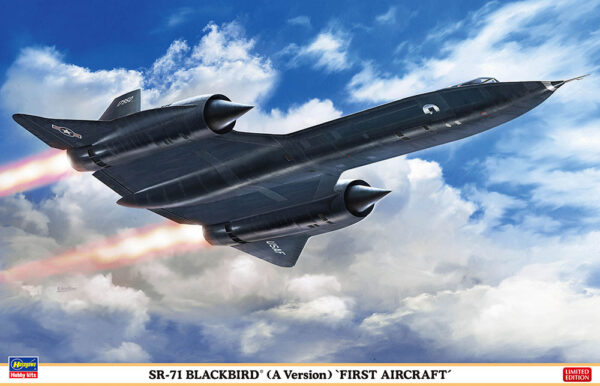 HASEGAWA SR-71 BLACKBIRD, FIRST AIRCARFT 1/72. 02464