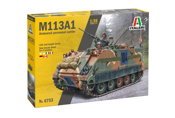 ITALERI M113A1 ARMOURED PERSONNEL CARRIER 1/35. 6753