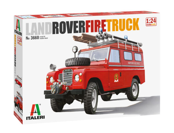 ITALERI LAND ROVER FIRE TRUCK 1/24. 3660