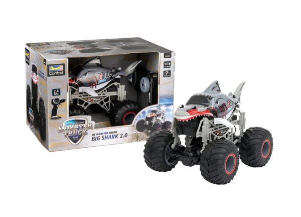 RC MONSTER TRUCK BIG SHARK 2.0 1/16. REVELL 24553