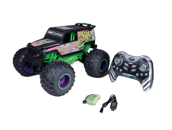 RC MONSTER TRUCK RAZORS EDGE 1/16. REVELL 24681