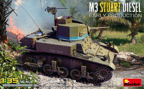 MINIART M3 STUART DIESEL 1/35. 35417