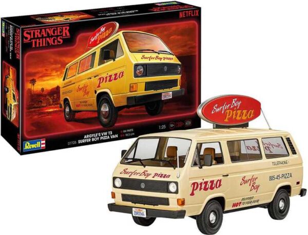 REVELL STRANGER THINGS ARGYLE VW T3 1/25. 07725