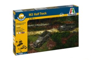 ITALERI SET DE 2 VEHICULOS M3 HALF TRACK 1/72. 7509