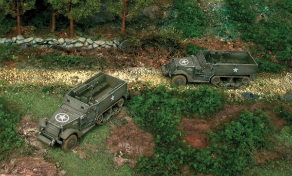 ITALERI SET DE 2 VEHICULOS M3 HALF TRACK 1/72. 7509 - Imagen 2