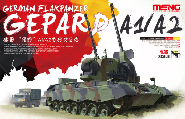 MENG FLAKPANZER GEPARD A1/A2 1/35. TS-030