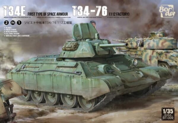 BORDER T34 (TYPE-1) & T34-76 1/35. BT-009
