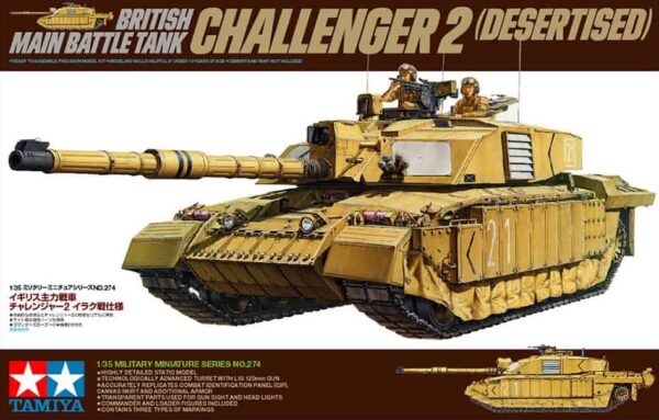 TAMIYA CHALLENGER 2 (DESERTISED) 1/35. 35274