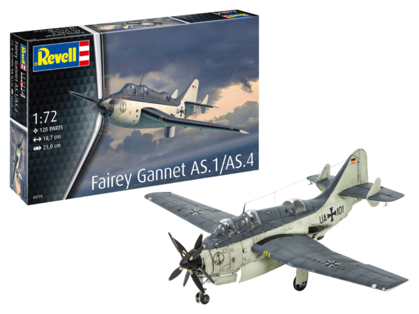 REVELL FAIREY GANNET AS. 1/AS. 4 1/72. 03775