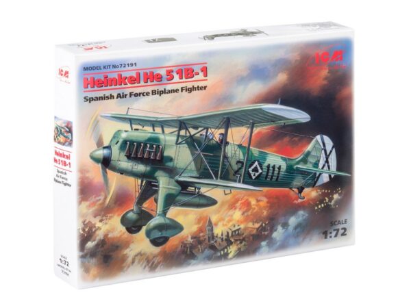 ICM HEINKEL He 51B-1 1/72. 72191