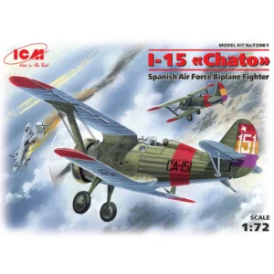ICM I-15 CHATO, EJERCITO REPUBLICA ESPAÑOLA 1/72. 72061