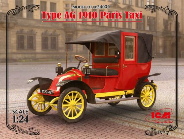 ICM TYPE AG 1910 PARIS TAXI 1/24. 24030