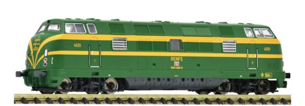 LOCOMOTORA DIESEL 340-020-3, RENFE (DIGITAL+SONIDO). FLEISCHMANN 7370026