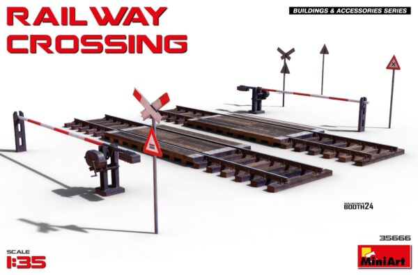 MINIART RAIL WAY CROSSING 1/35. 35666