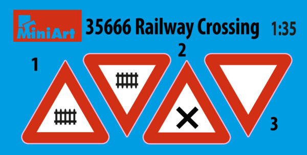 MINIART RAIL WAY CROSSING 1/35. 35666 - Imagen 2