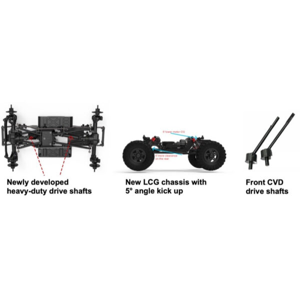 CRAWLER CR-18 EVO 4WD BRUSHLESS 1/18. ABSIMA 18051 - Imagen 6