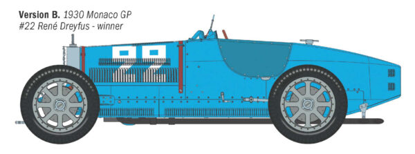 ITALERI BUGATTI TYPE 35B 1/12. 4716 - Imagen 3