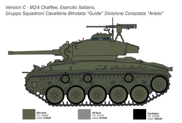 ITALERI M24 CHAFFEE 1/35. 6761 - Imagen 5