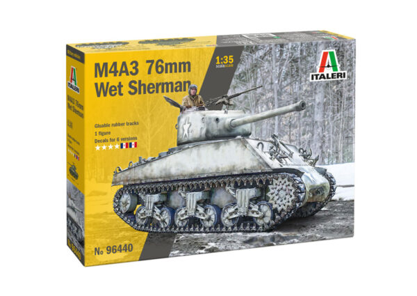 ITALERI M4A3 76MM WET SHERMAN 1/35. 96440 - Imagen 8