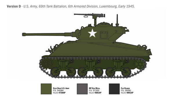 ITALERI M4A3 76MM WET SHERMAN 1/35. 96440 - Imagen 5