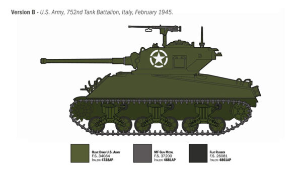 ITALERI M4A3 76MM WET SHERMAN 1/35. 96440 - Imagen 3