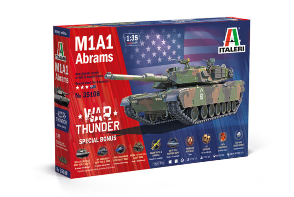 ITALERI M1A1 ABRAMS 1/35. 35108