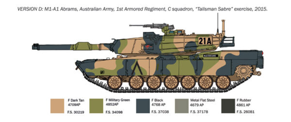 ITALERI M1A1 ABRAMS 1/35. 35108 - Imagen 5