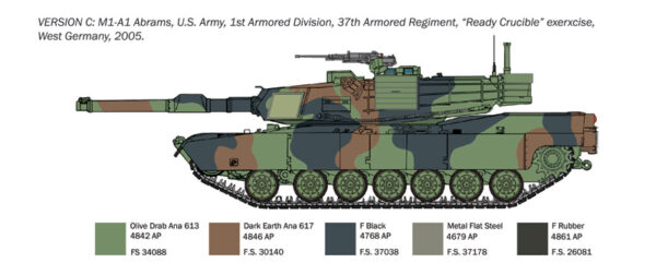ITALERI M1A1 ABRAMS 1/35. 35108 - Imagen 4