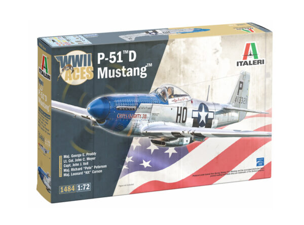 ITALERI P-51 D MUSTANG 1/72. 1484