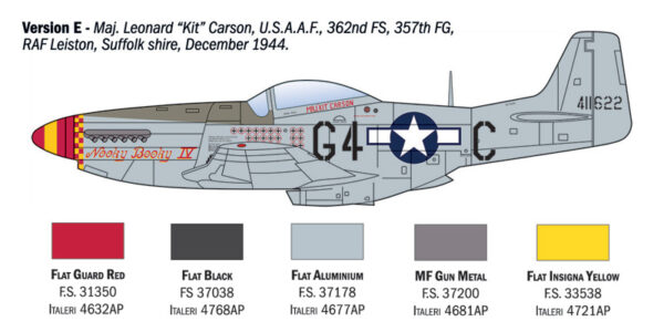 ITALERI P-51 D MUSTANG 1/72. 1484 - Imagen 6