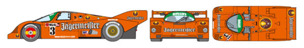 TAMIYA PORSCHE 962C JAGERMEISTER 1/24. 24372 - Imagen 5