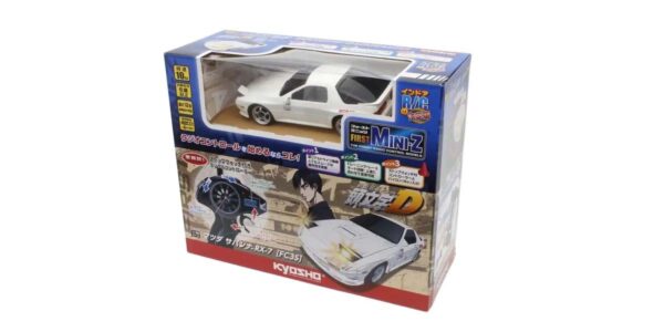 MINI-Z FIRST 1/28 INITIAL-D MAZDA SAVANNA RX-7 FC3S WH. KYOSHO 66602A - Imagen 6