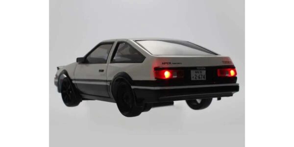 MINI-Z FIRST 1/28 INITIAL-D TOYOTA SPRINTER TRUENO AE86 WH/BK. KYOSHO 66601A - Imagen 5